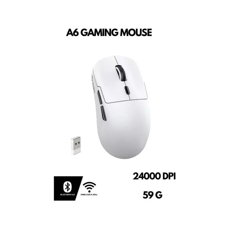 Freewolf A6 Beyaz Mouse